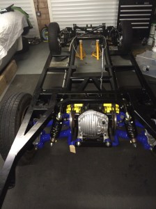 She has all her wheels, brakes and fuel line! Engine next!