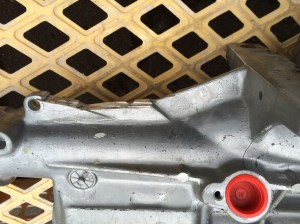 Botched attempt shows the rough edges attempting to do this with gearbox in situ.