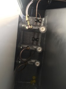 Brake and clutch lines finished