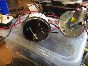 Test circuit for SW gauge and Smiths sender