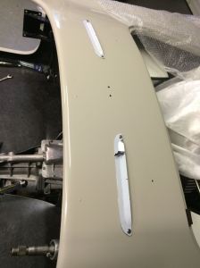 Vents in place still with protective plastic cover